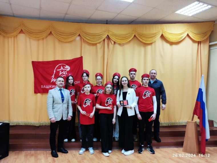 Торжественное вступление в ряды Юнармии.