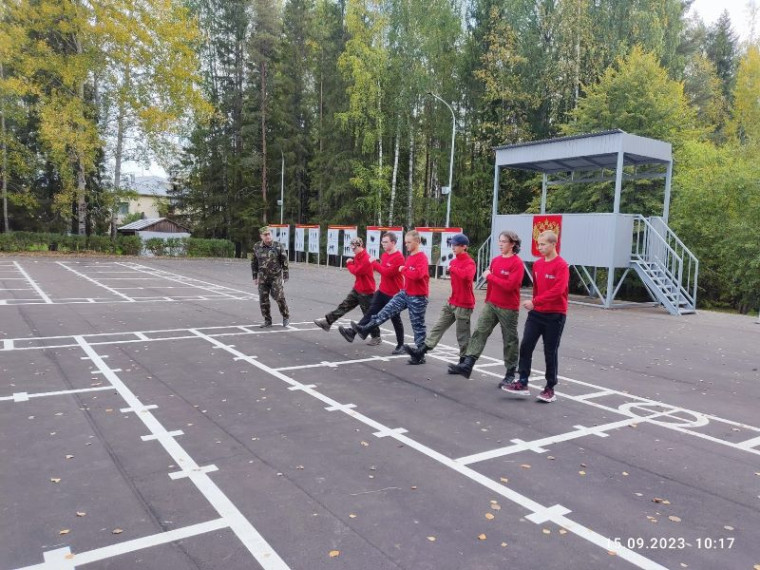 Учебные сборы по начальной военной подготовке.